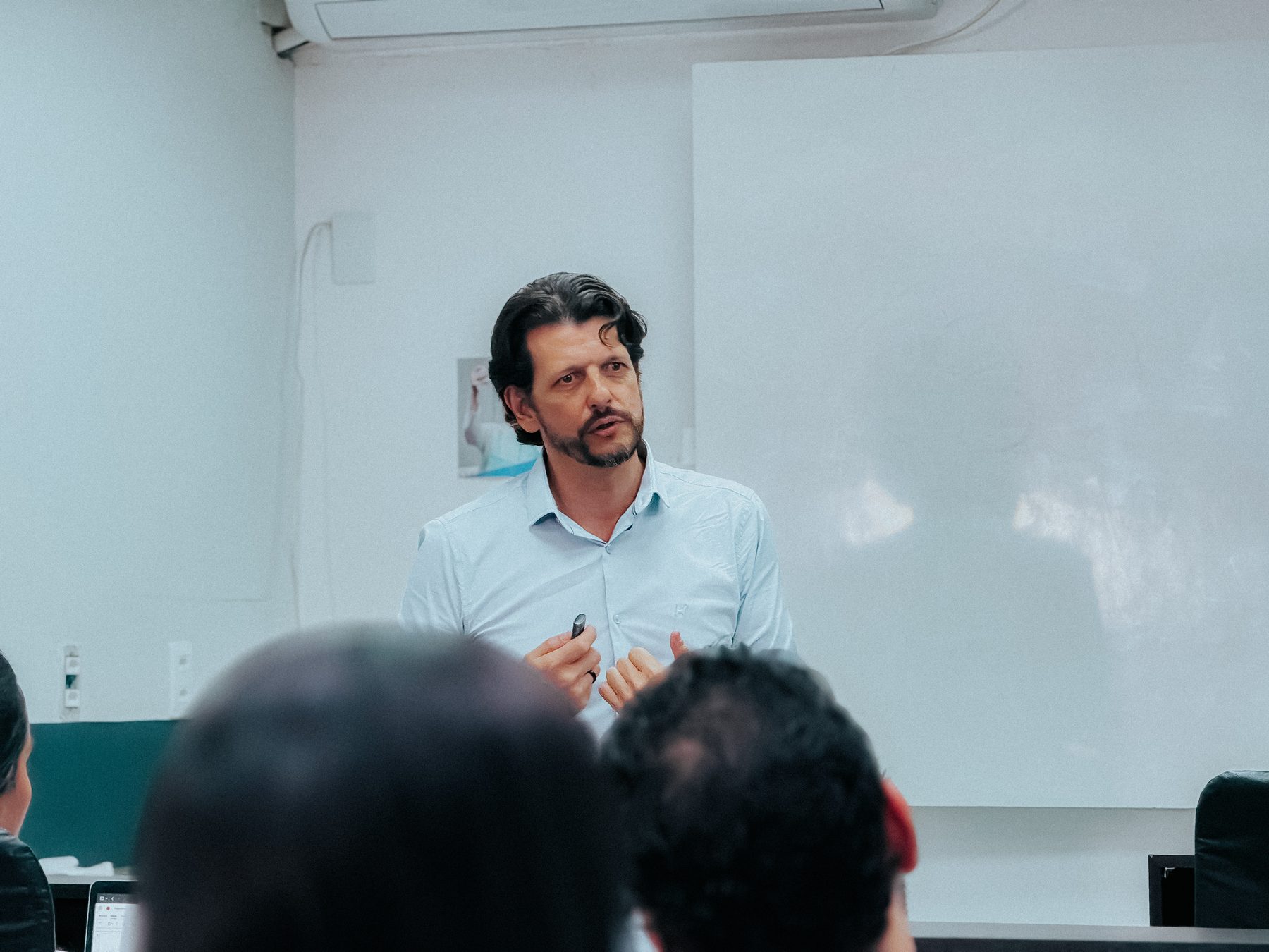 Aula prática supervisionada nas salas do GAPO